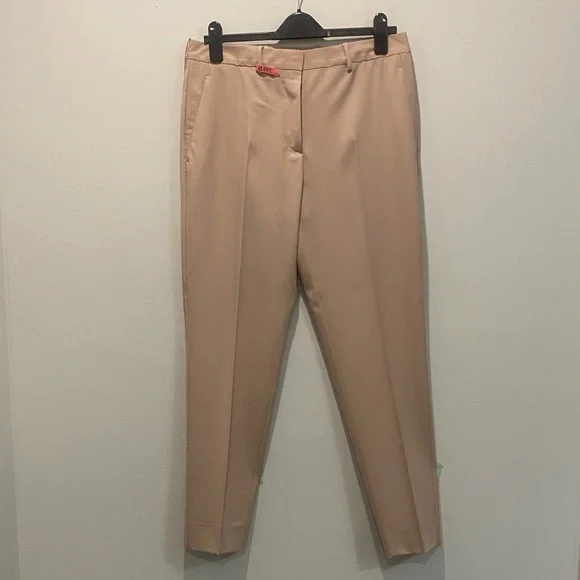 Maison Margiela Beige Dress Pants Wool Size IT 46 High Rise - Picture 2 of 16